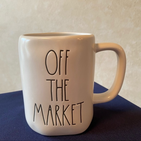 Rae Dunn OFF THE MARKET Ceramic Coffee Mug BRAND NEW!! - Picture 1 of 3
